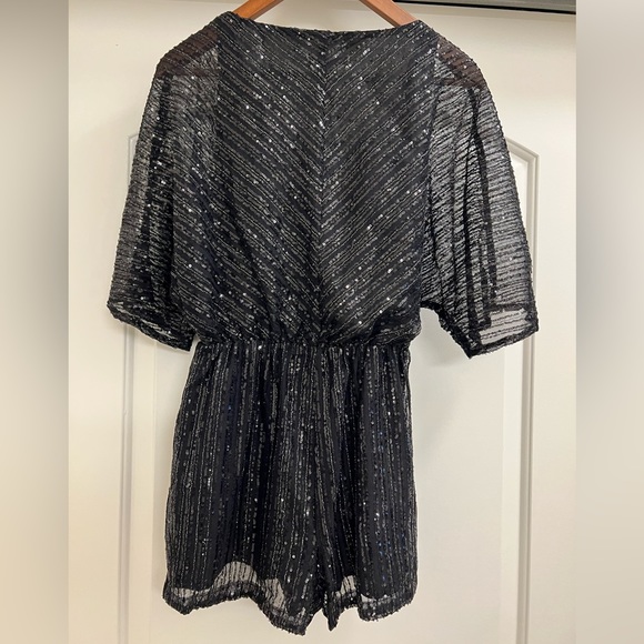 NWT BB Dakota Sequin Romper - Picture 7 of 13